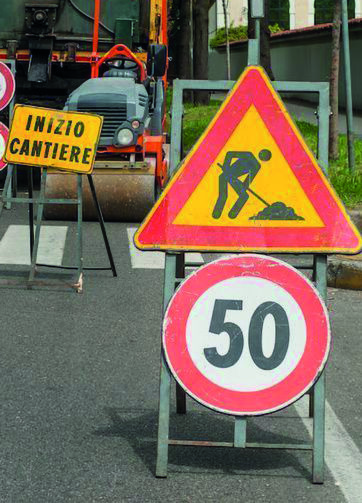 Segnaletica temporanea da cantiere
